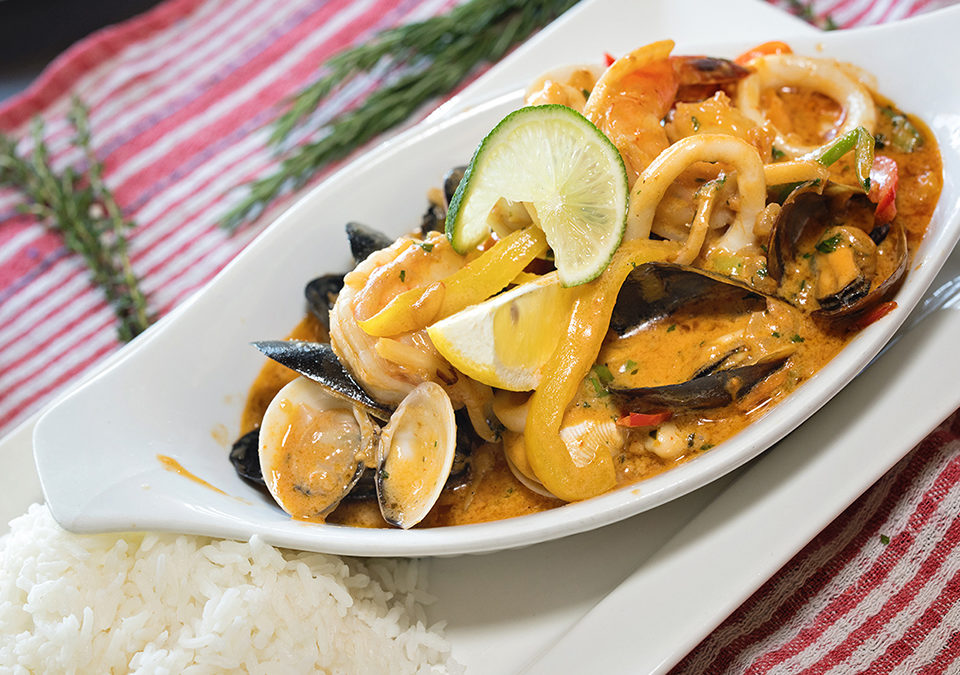 Seafood Red Curry